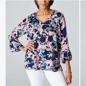 J. Jill floral blouse. SZ. XS. NWT